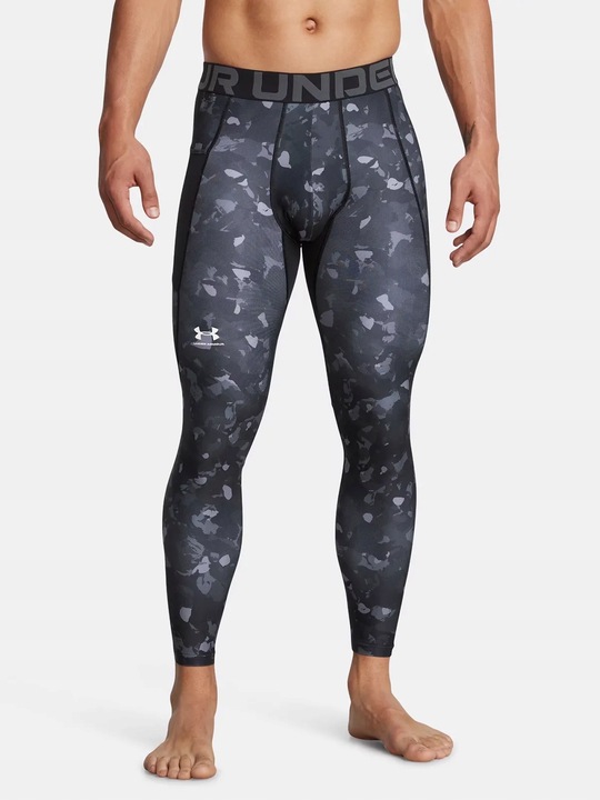 LEGGINSY SPORTOWE MĘSKIE UNDER ARMOUR DO BIEGANIA TERMOAKTYWNE 1386938-001
