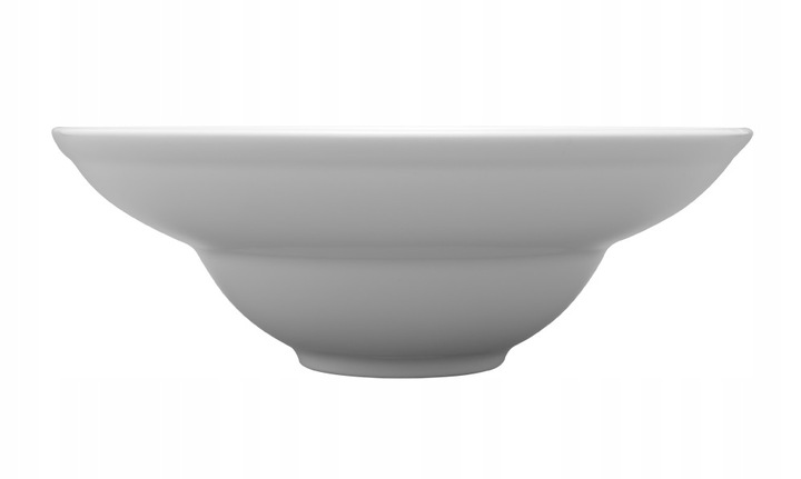 LUBIANA KASZUB/HEL Talerz Obiadowy Głęboki Do Makaronu Pasty 26 cm Biały