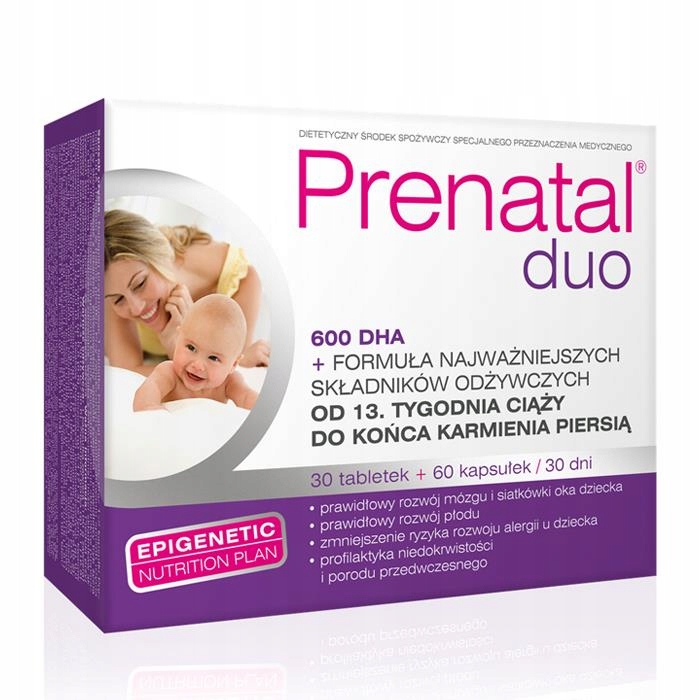 Prenatal Duo, 30 tabletek + 60 kapsułek
