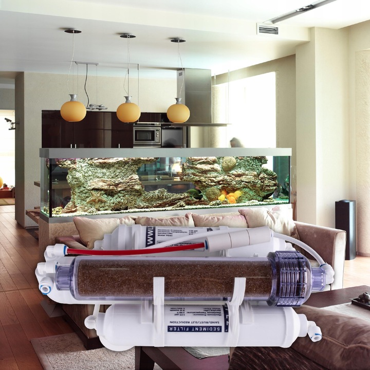 FILTR AKWARYSTYCZNY RO4 OSMOZA DEMINERALIZACJA