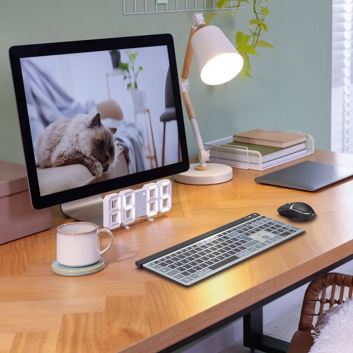 KLAWIATURA I MYSZKA Zestaw Bezprzewodowy Hama WKM-750 Szyfrowanie Danych