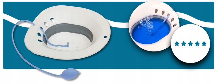 Bidet sanitarny do higieny intymnej nakładka toaletowa na sedes z