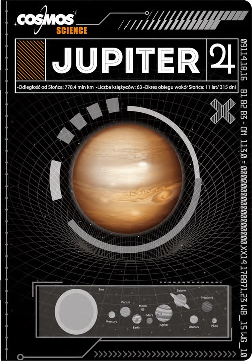 10X ZESZYT TOP 2000 A5 60 KARTEK, KRATKA +MARGINES, KOSMOS, PLANETY