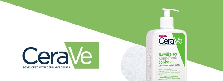 CeraVe Krem-Pianka Nawilżający do Mycia Skóry Normalnej i Suchej 473 ml