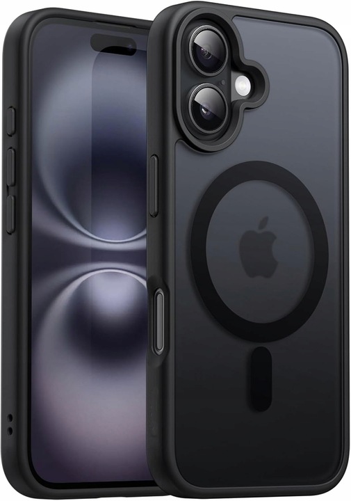 Etui do iPhone 16 WZMACNIANE 360° MATOWE MATT Case + 2szt SZKŁO