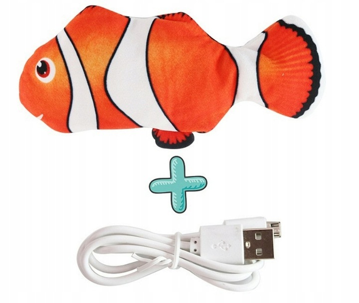 Elektryczna RYBA interaktywna Zabawka dla kota15