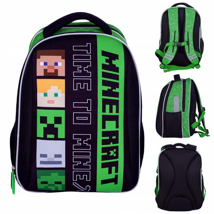 Tornister Plecak Szkolny MINECRAFT ALEX&STEVEN