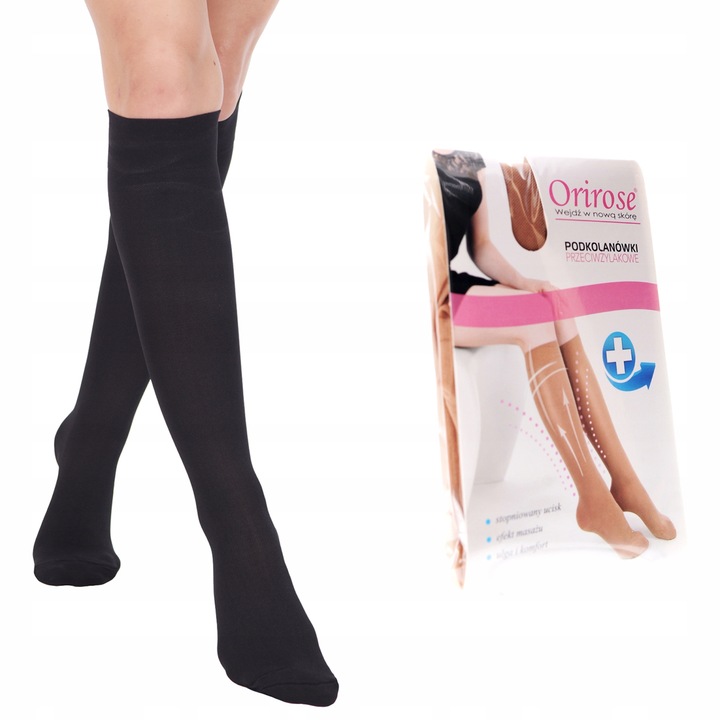 Orirose MEDI Podkolanówki uciskowe PRZECIWŻYLAKOWE 3st. ucisku