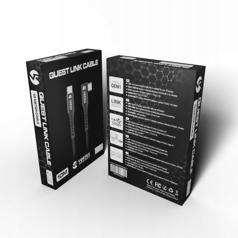 Kabel 10m od VortexVR USB-C do Meta Quest Link | do Quest 3S Quest 3 Quest