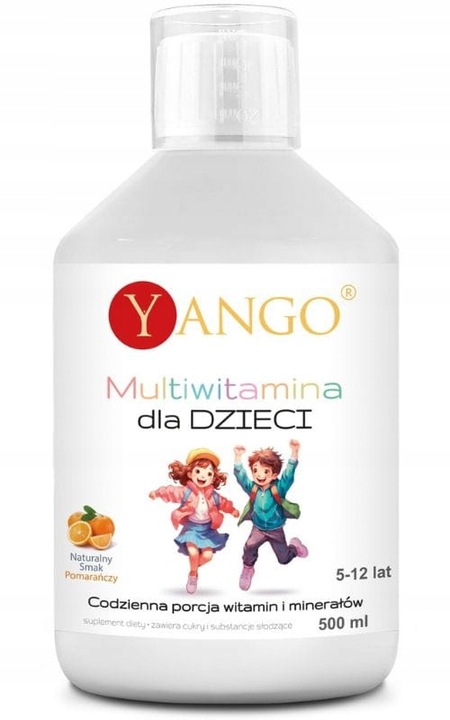 Multiwitamina dla dzieci 500 ml smak pomarańczowy YANGO