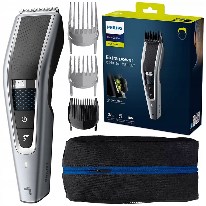 MASZYNKA DO STRZYŻENIA WŁOSÓW PHILIPS HC5630/15 DO BRODY CIAŁA + ETUI