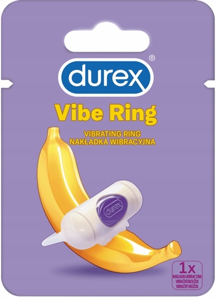 Durex Vibe Ring Nakładka wibracyjna Pierścień Stymulujący Wzmacnia Orgazm
