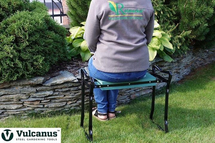 Stołek ogrodowy krzesło taboret klęcznik NARZĘDZIA NA PREZENT DLA