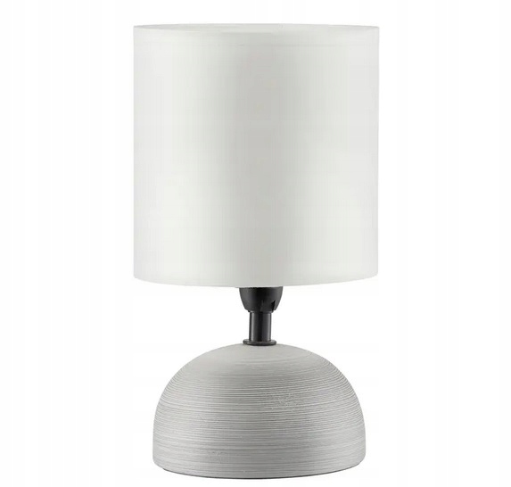 69209 Lampka stojąca Ilumi 14 x 14 x 23 cm szara DOMOTTI