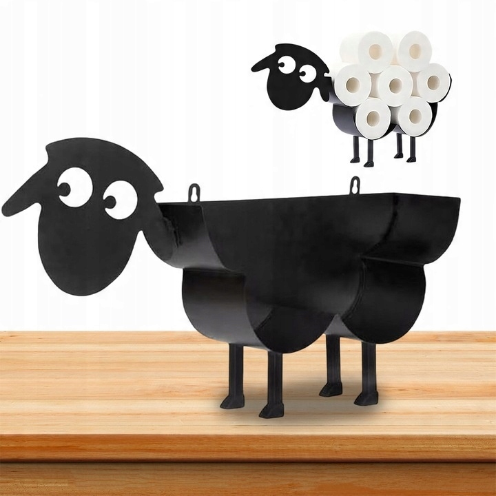 STOJAK UCHWYT STOJAK BARAN OWCA WIESZAK NA PAPIER TOALETOWY DO WC ŁAZIENKI