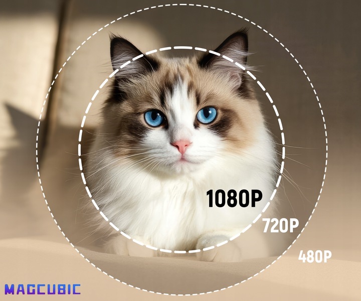 Projektor MAGCUBIC L018 4K 1080p Android TV WiFi Głośnik Bluetooth LED