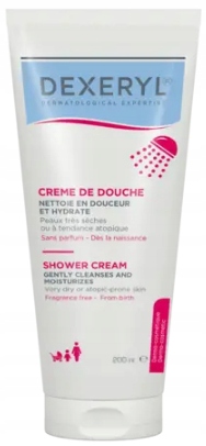 Dexeryl Shower krem myjący pod prysznic AZS skóra sucha atopowa 200 ml