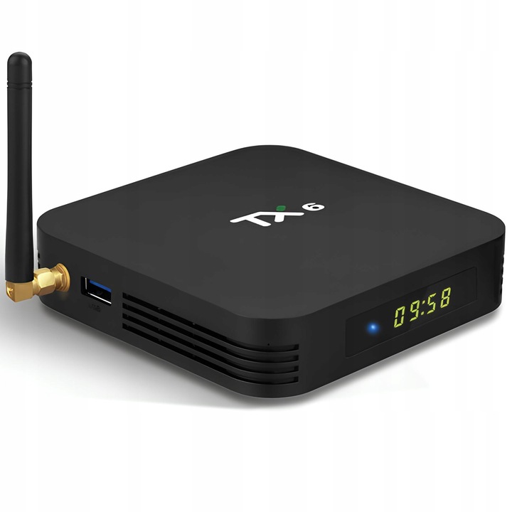 SMART TV BOX TX6 ANDROID 9 PRZYSTAWKA TV KODI 4/32 GB