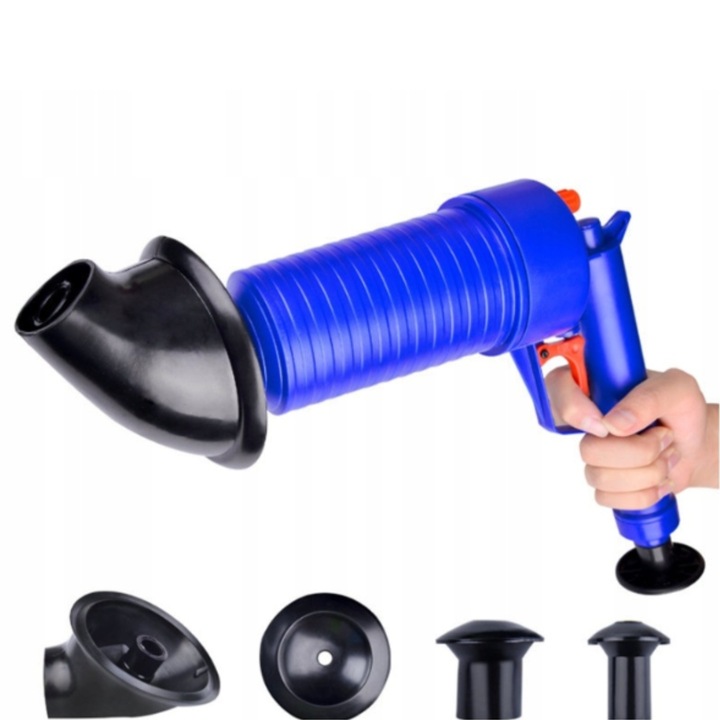 PISTOLET DO UDRAŻNIANIA RUR PRZEPYCHACZ TOALET WC ZLEWU KANALIZACJI KRET