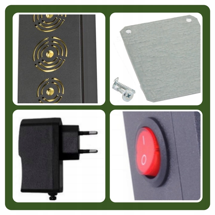 ODSTRASZACZ KUN MYSZY SZCZURÓW GRYZONI ULTRADŹWIĘKOWY DO DOMU I OGRODU