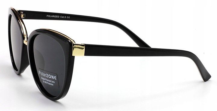 OKULARY PRZECIWSŁONECZNE DAMSKIE POLARYZACYJNE filtr UV 400 modne kocie