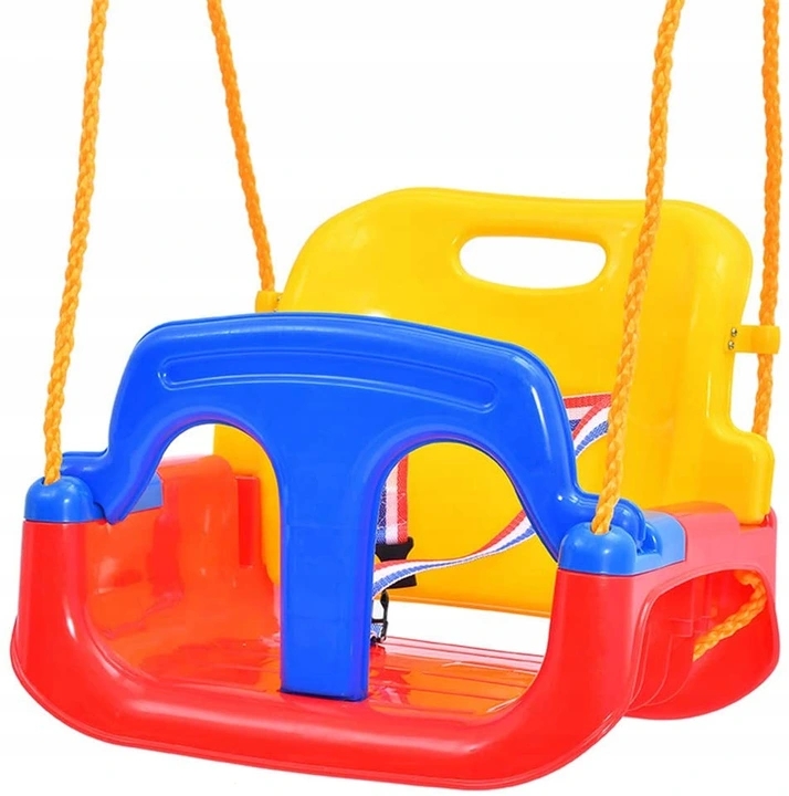 4w1 huśtawka kubełkowa modułowa dla dzieci pasy ogrodowa do pokoju 6m-7lat