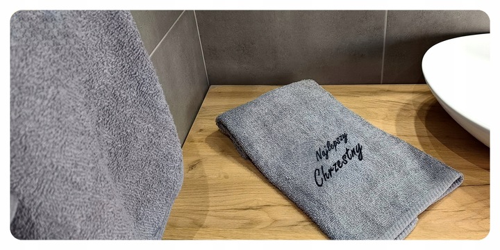 PODZIĘKOWANIE Dla Ojca Chrzestnego PIERWSZA KOMUNIA - Ręcznik Kubek