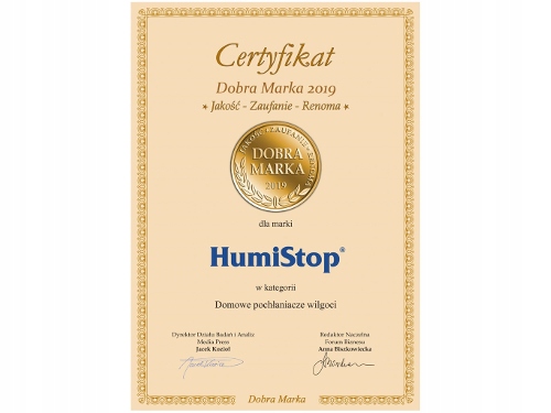 WKŁADY zapachowe HUMISTOP AROMA 5szt POCHŁANIACZ + GRANULKI DO