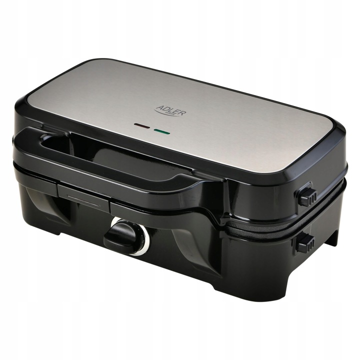 Opiekacz Gofrownica Grill 3w1 Toster Regulacja Temperatury Adler AD