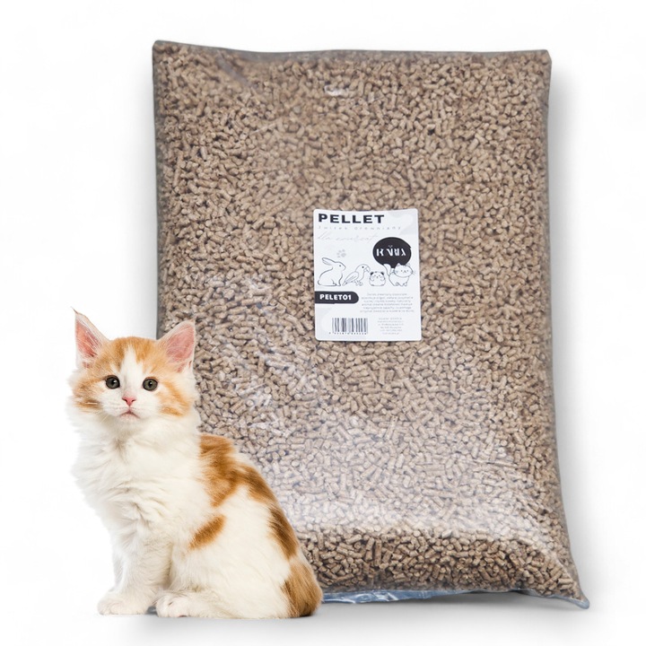 ŻWIREK DREWNIANY PELLET DLA KOTA KRÓLIKA ŚWINKI OPAŁ 15kg 40l