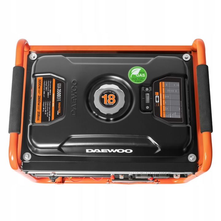 Agregat prądotwórczy gaz/benzyna Generator DAEWOO GDA3500DFE 3.2kW