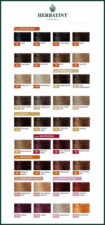 HERBATINT FARBA DO WŁOSÓW 6N CIEMNY BLOND