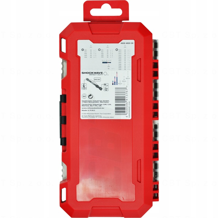 MILWAUKEE Zestaw bitów udarowych 38sztuk PH PZ TX 4932492009