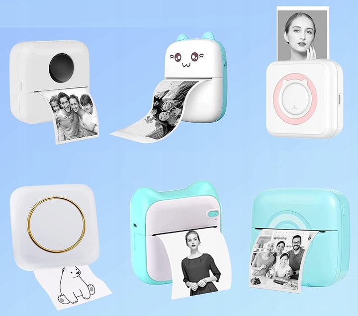 Papier Termiczny Rolki do Mini Drukarki Drukuś Aparatu Natychmiastowego x10