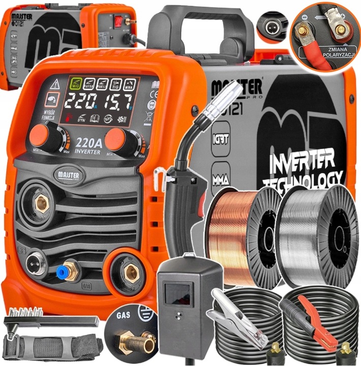 Spawarka >WtykGAS< inwertorowa inwerterowa MIGOMAT MIG MMA 220A PRO