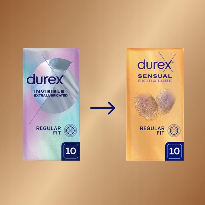 Prezerwatywy DUREX SENSUAL EXTRA LUBRICATED z dodatkowym lubrykantem