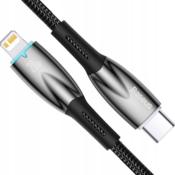 BASEUS KABEL USB-C SZYBKIE ŁADOWANIE PRZEWÓD DO LIGHTNING IPHONE PD 20W 2M