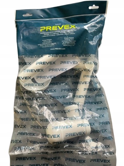 Syfon umywalkowy oszczędzający miejsce Prevex przyścienny 1710024