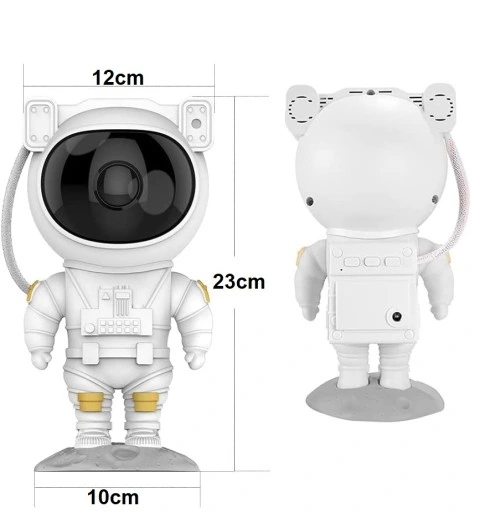 PROJEKTOR GWIAZD Lampka Nocna Rzutnik Dla Dzieci Led Laserowy ASTRONAUTA