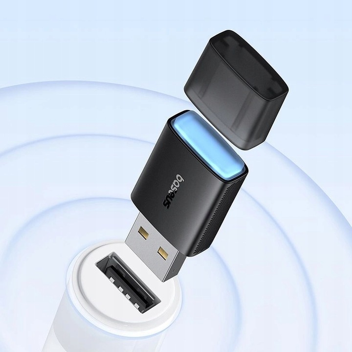 Karta sieciowa USB-A, Baseus 650Mb/s 5GHz, Ethernet, adapter, Karta LAN