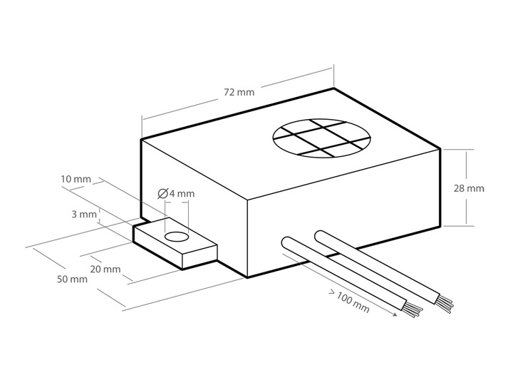 Odstraszacz kun i gryzoni od samochodu Kemo M100N