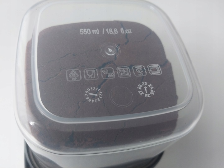 Pojemniki na żywność kwadratowe zestaw 3x550ml/3x1,2L/3x1,7L+30 etykiety A