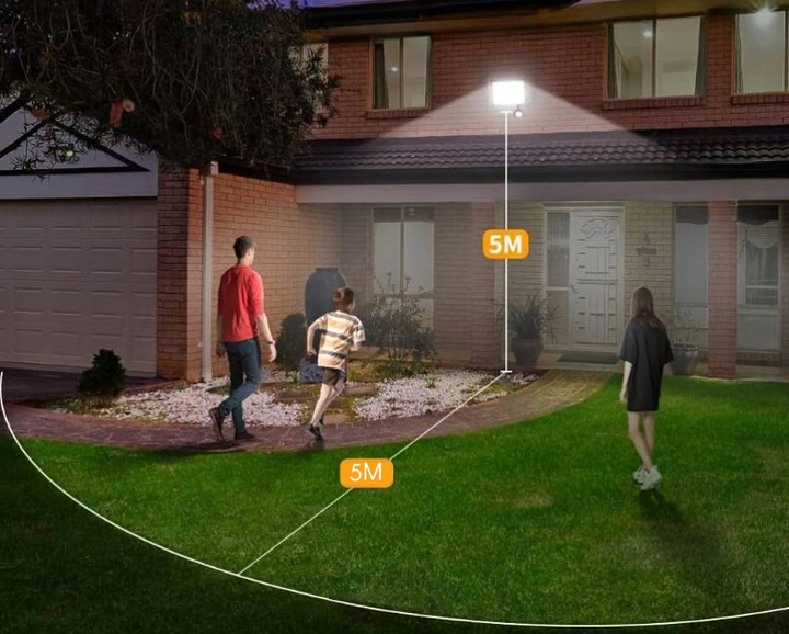 HALOGEN LED 10W LAMPA Z CZUJNIK RUCHU ZMIERZCHU NAŚWIETLACZ ZEWNĘTRZNY IP66