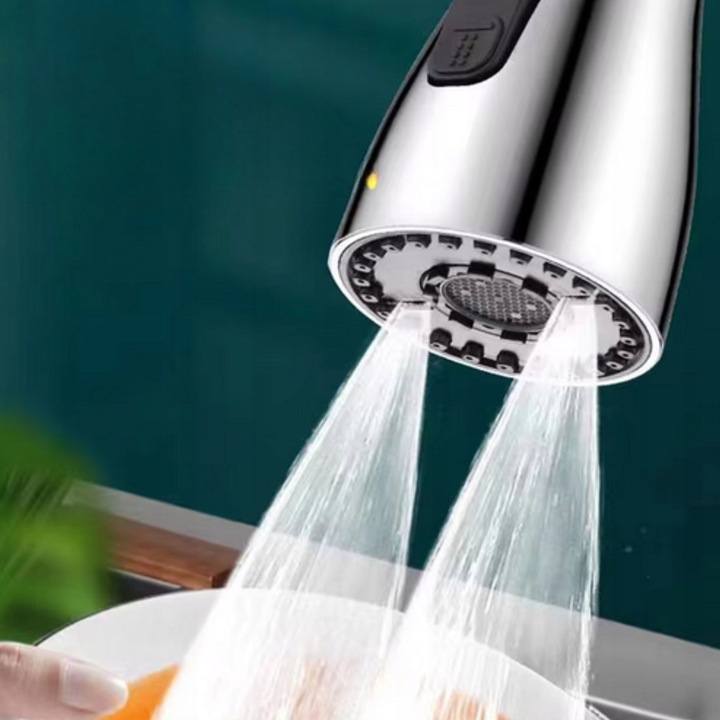 PRZEDŁUŻACZ KRANU KUCHENNEGO AERATOR ADAPTER PERLATOR 3 FUNKCJE 360