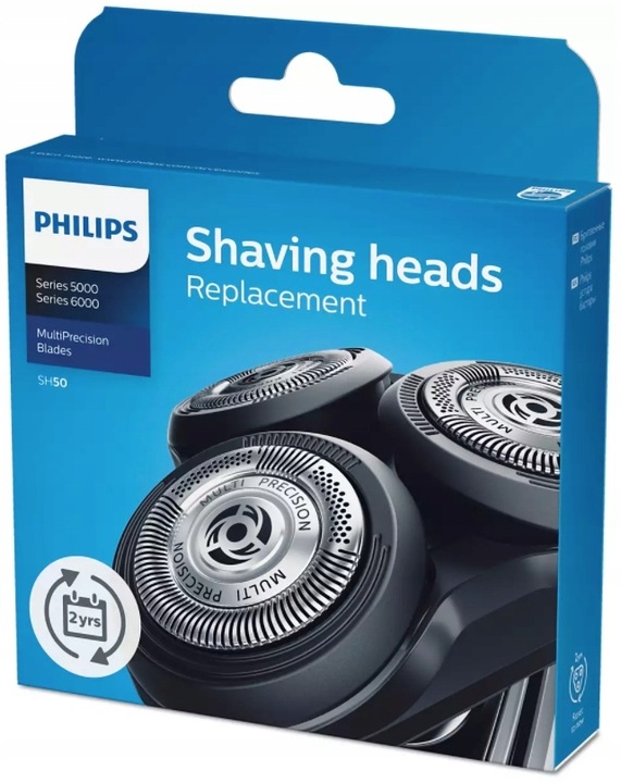 Ostrza golące do golarki 3 sztuki Philips Shaver seria 5000 SH50/50