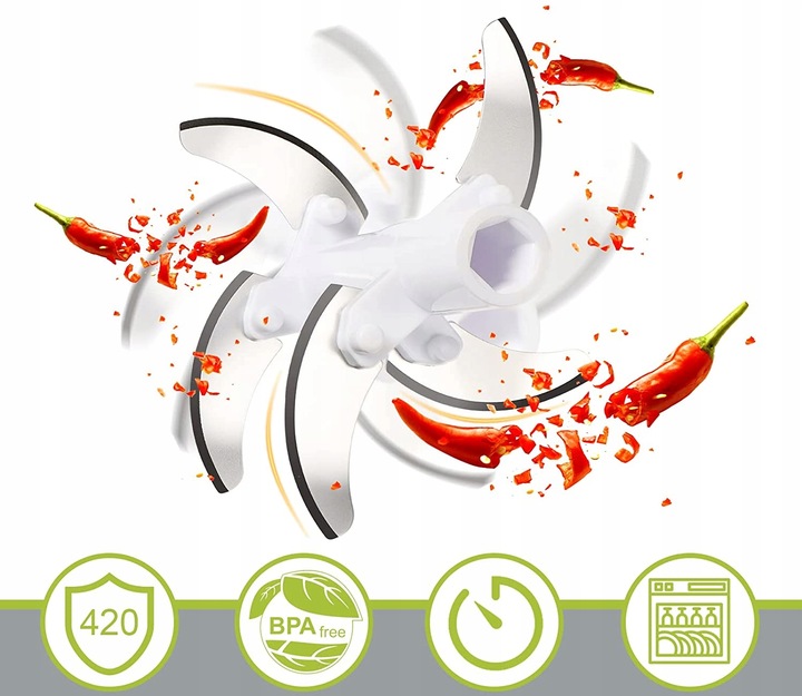 Krajacz DO WARZYW cebuli SIEKACZ ręczny XXL 900ml SIEKACZ DO CEBULI