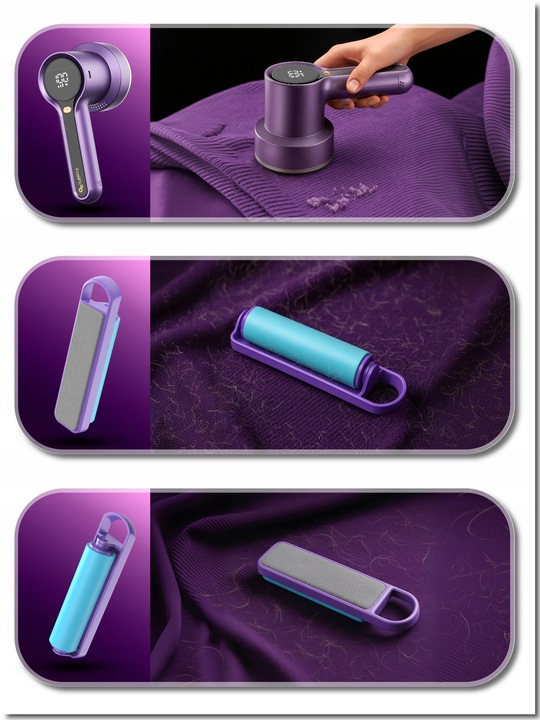 GOLARKA DO UBRAŃ SWETRÓW ELEKTRYCZNA MASZYNKA DUŻA MOC BEZPRZEWODOWA