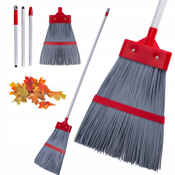 MIOTŁA OGRODOWA ZMIATACZ DO OGRODU PCV DŁUGA BARDZO WYTRZYMAŁA