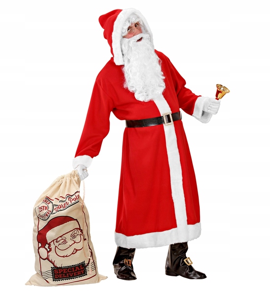 WOREK JUTOWY ŚWIĘTEGO MIKOŁAJA Z JUTY 50 X 80 CM