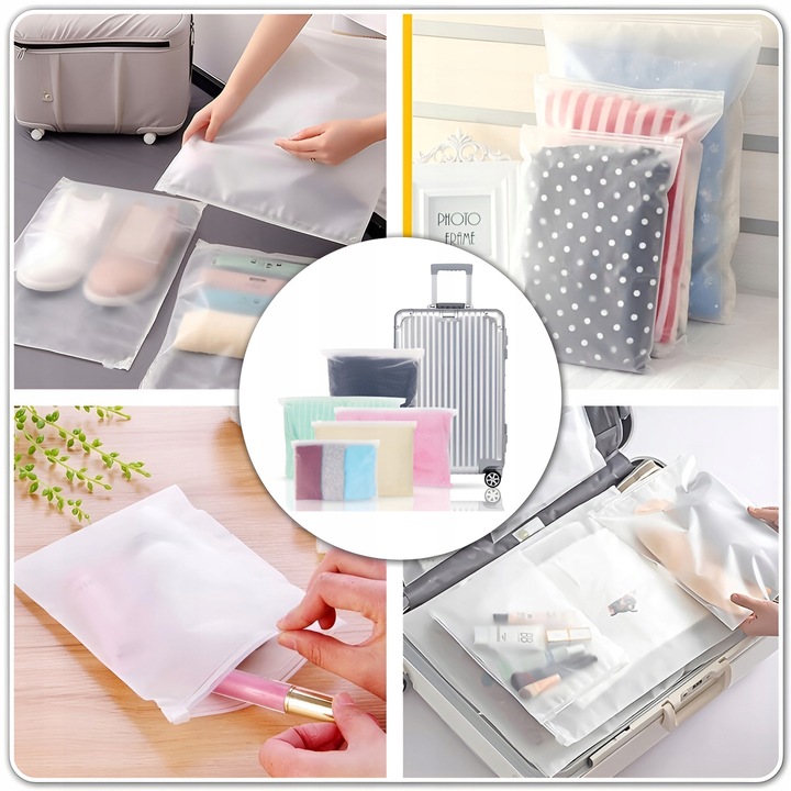 Organizer Podróżny Do Walizki Torby Szafy Zestaw 16 Szt Ubrania I Buty